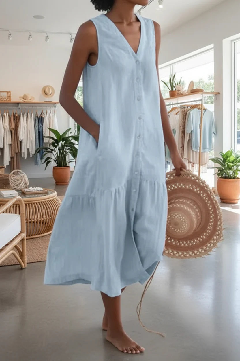 KOLLY - SLEEVELESS TUNIC DRESS