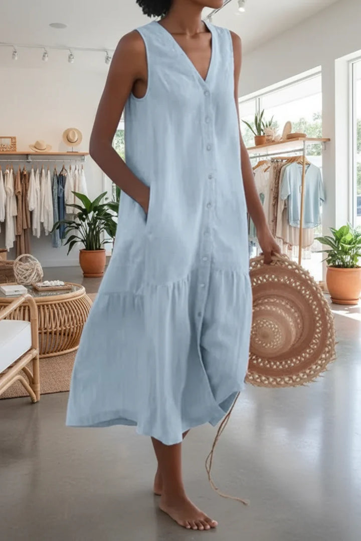 KOLLY - SLEEVELESS TUNIC DRESS