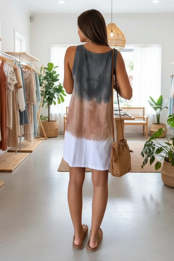 NAZARA - SLEEVELESS CHIC DRESS