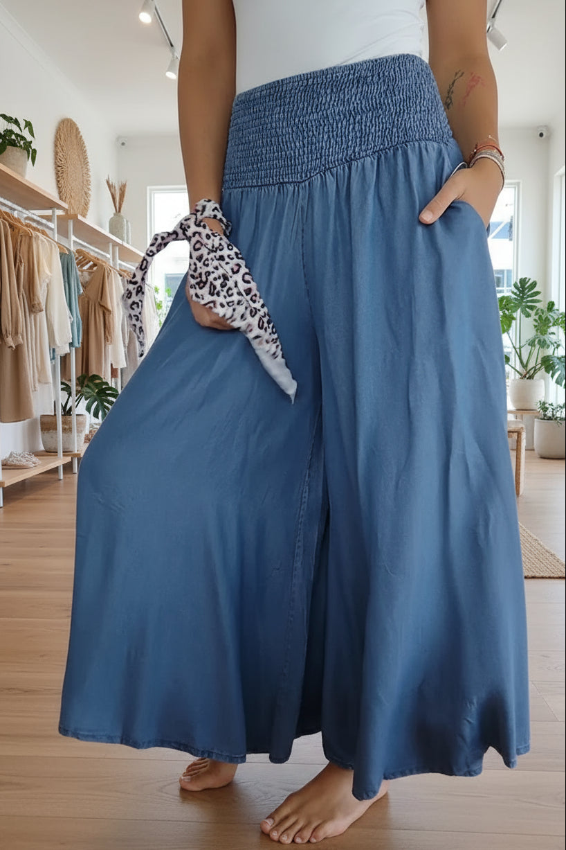 GISELLE - PANTS WITH ELASTIC WAIST