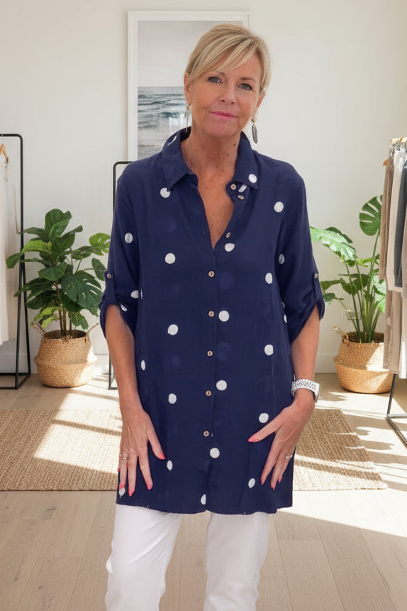 THEODORA - DOT SHIRT