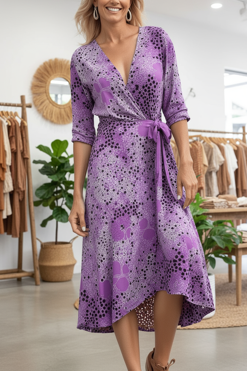 HARPER - VIBRANT MID-LENGHT DRESS
