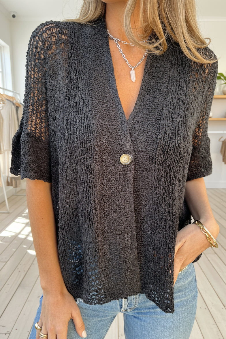 LILY - ELEGANT TEXTURED TOP