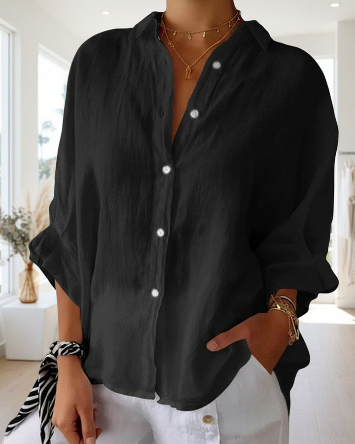 MAY - ELEGANT POLO BLOUSE