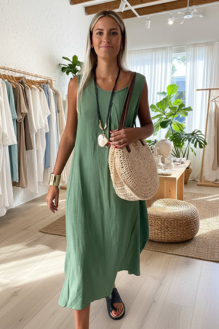 ALURA - RELAXED SLEEVELESS DRESS